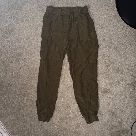 Thread & Supply Pants - Thread & Supply Olive Green Utility Jogger Pants | Size Small